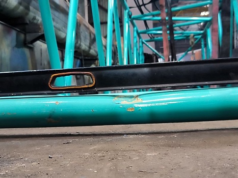 Деформация поперечного раскоса