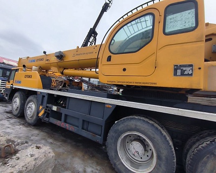 Замена цилиндров телескопа автокрана XCNG QY50KS