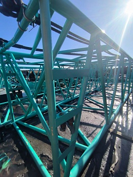 Замятие 7 раскосов на 3 вставках